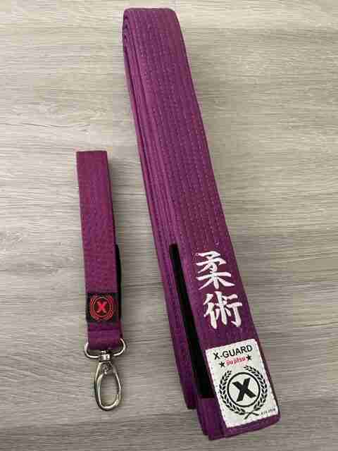 Purple Thick Color Rank Belt