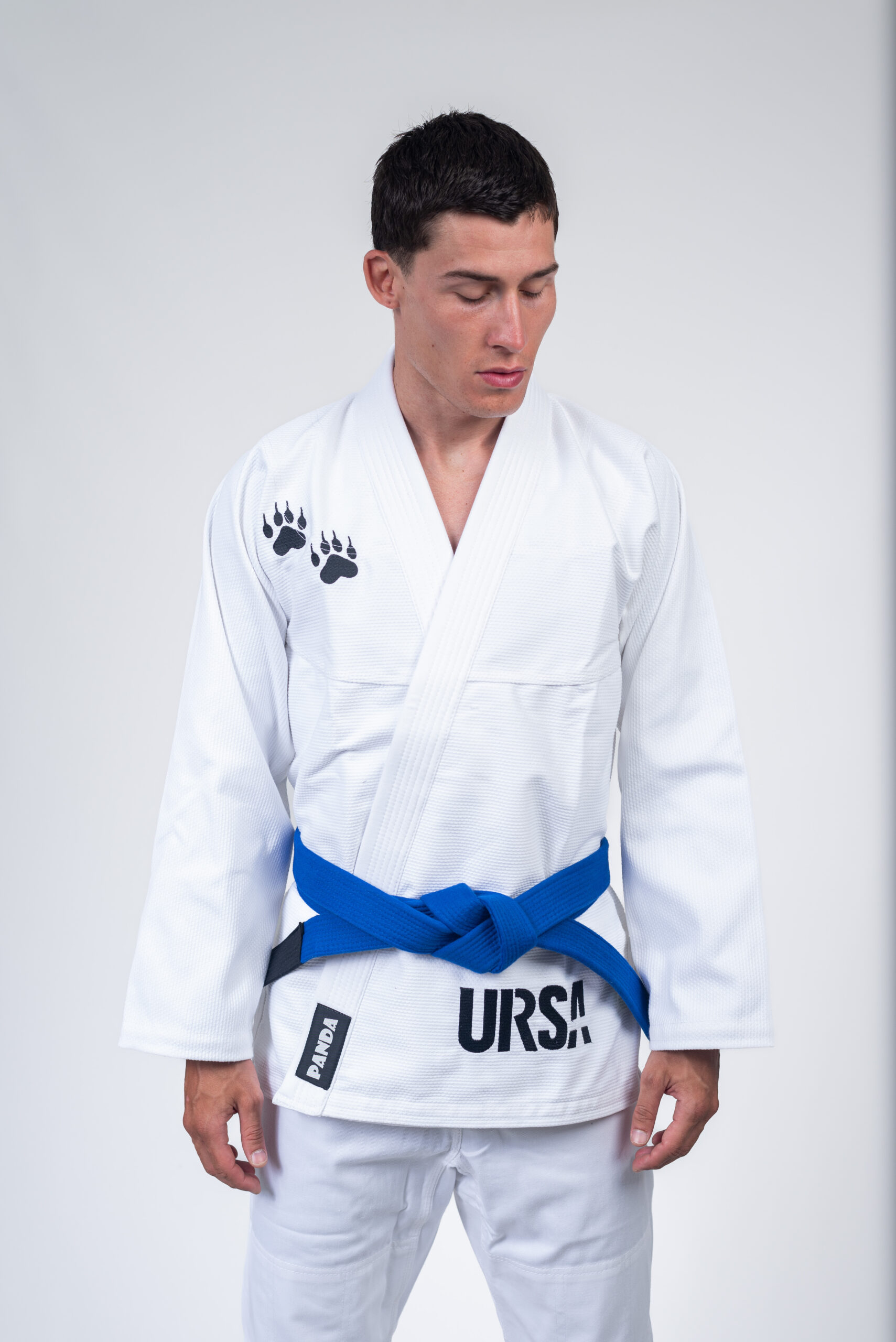 brazilian jiu jitsu gi-kimono white “panda”