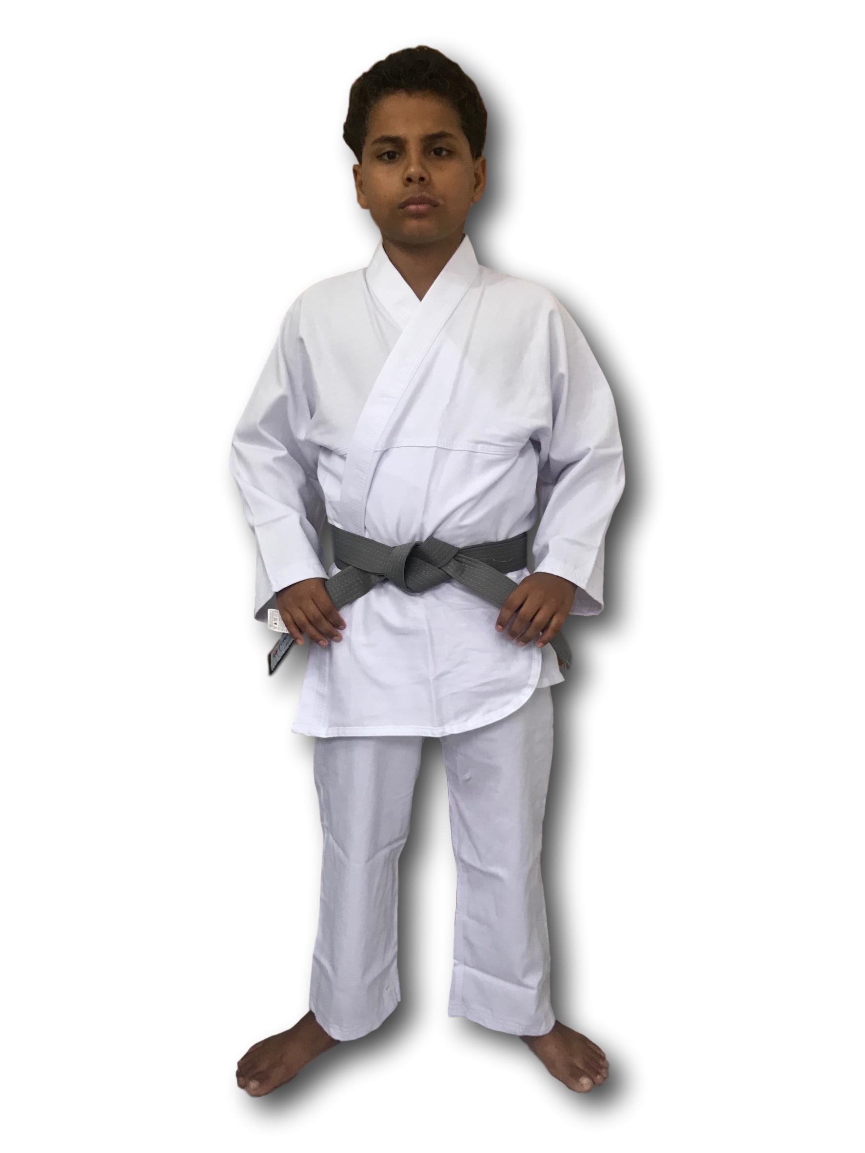 KIMONO KARATÊ REFORÇADO BRANCO INFANTIL