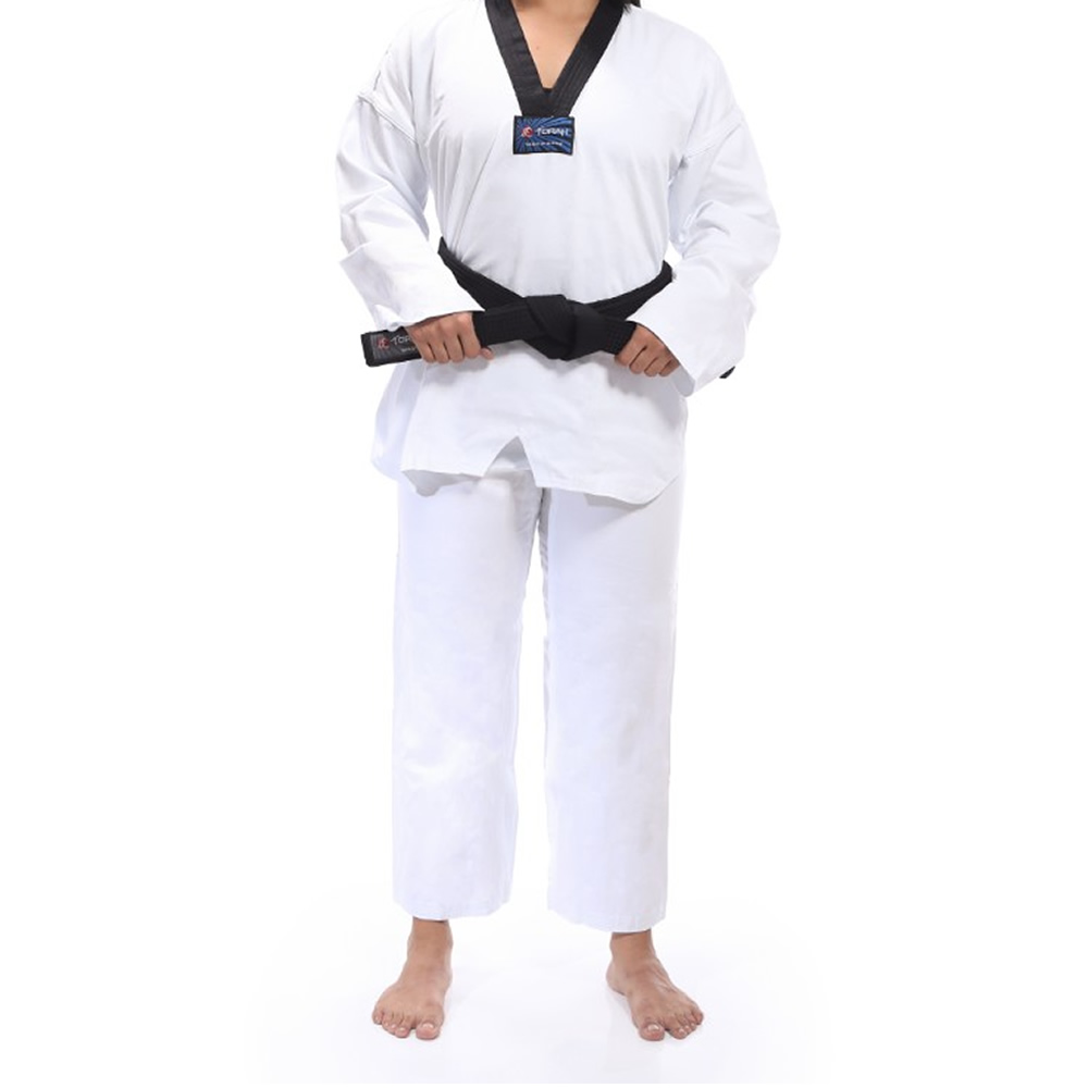 DOBOKTAEKWONDO REFORÇADO GOLA PRETA INFANTIL