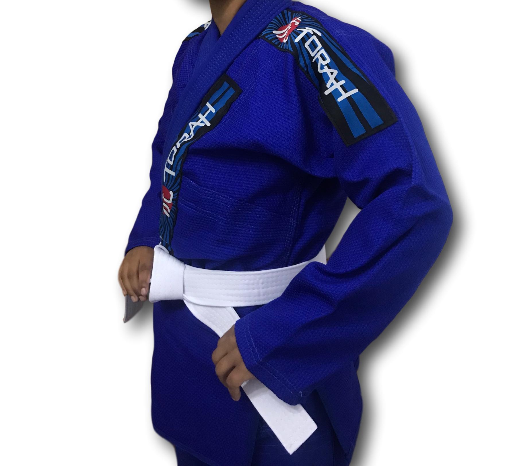 KIMONO JIU-JITSU TRANÇADO PLUS INFANTIL