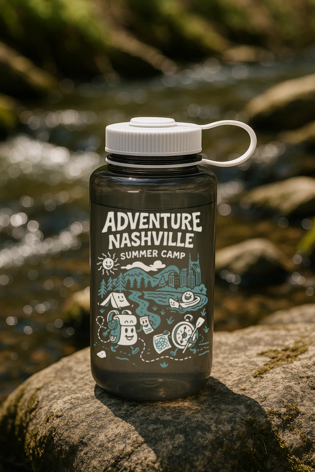 Water bottle, BPA-free, Triton Plastic, Camping, Hiking, Hydration — Stoic Athletics