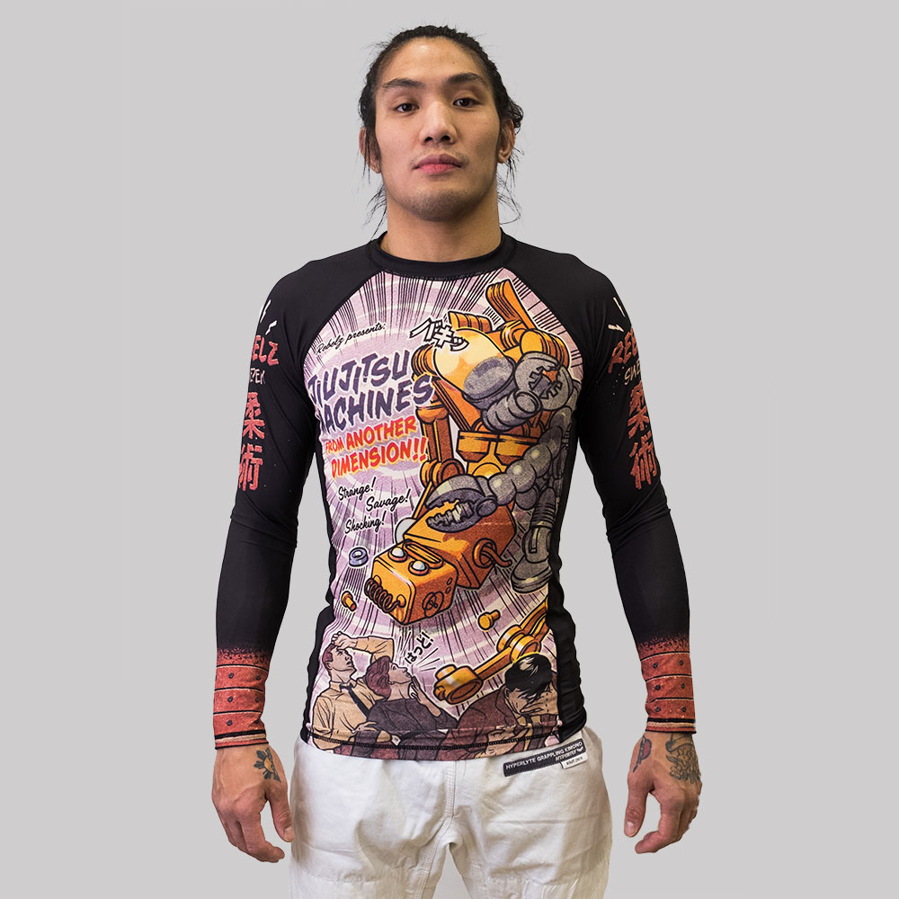 Rebelz Rashguard Jiu Jitsu Machines