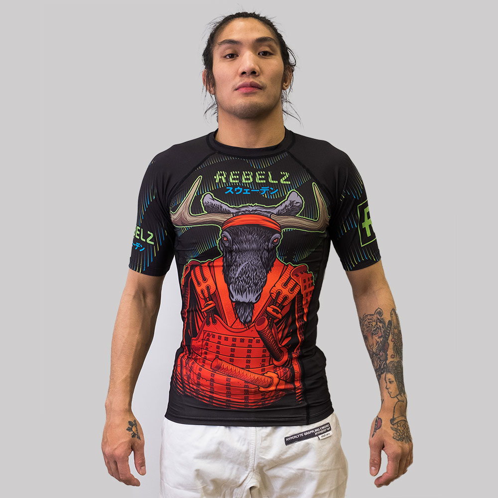 Rebelz Rashguard Nordic Samurai Short Sleeve