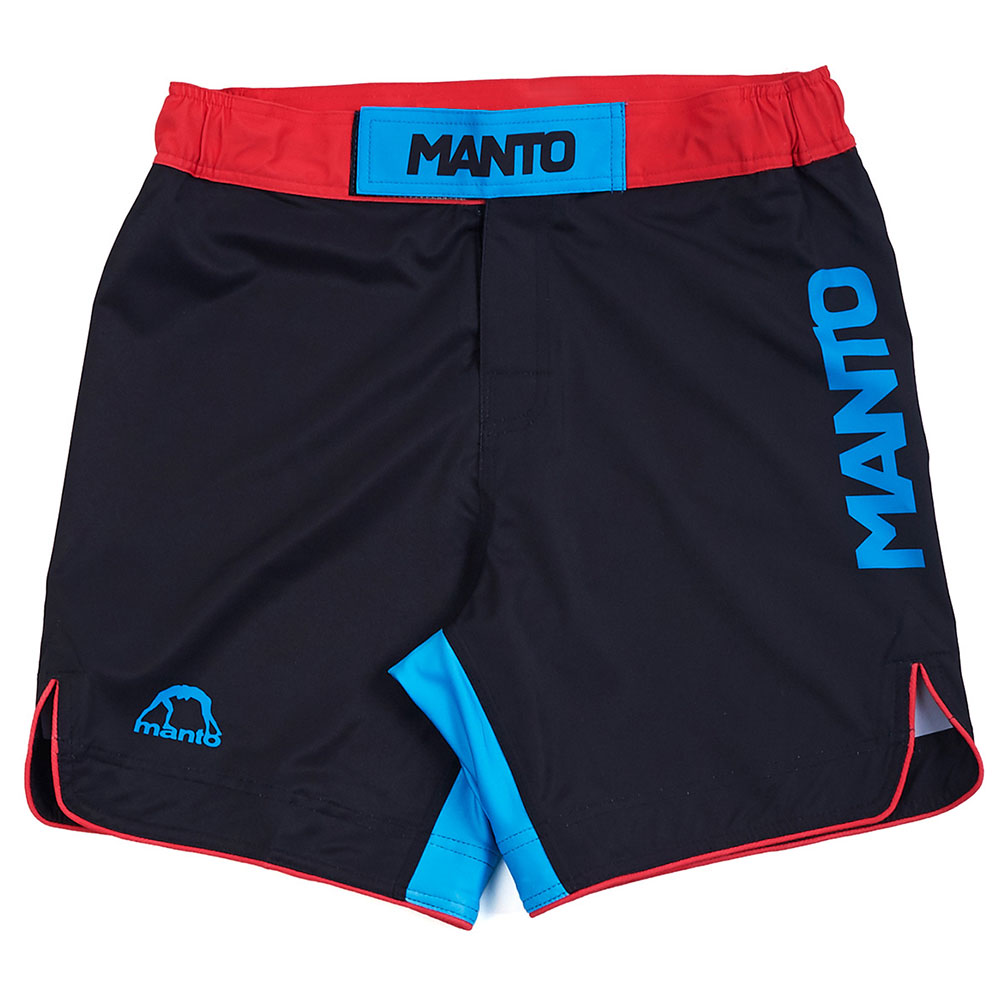Manto Shorts Stripe 2.0 black/red