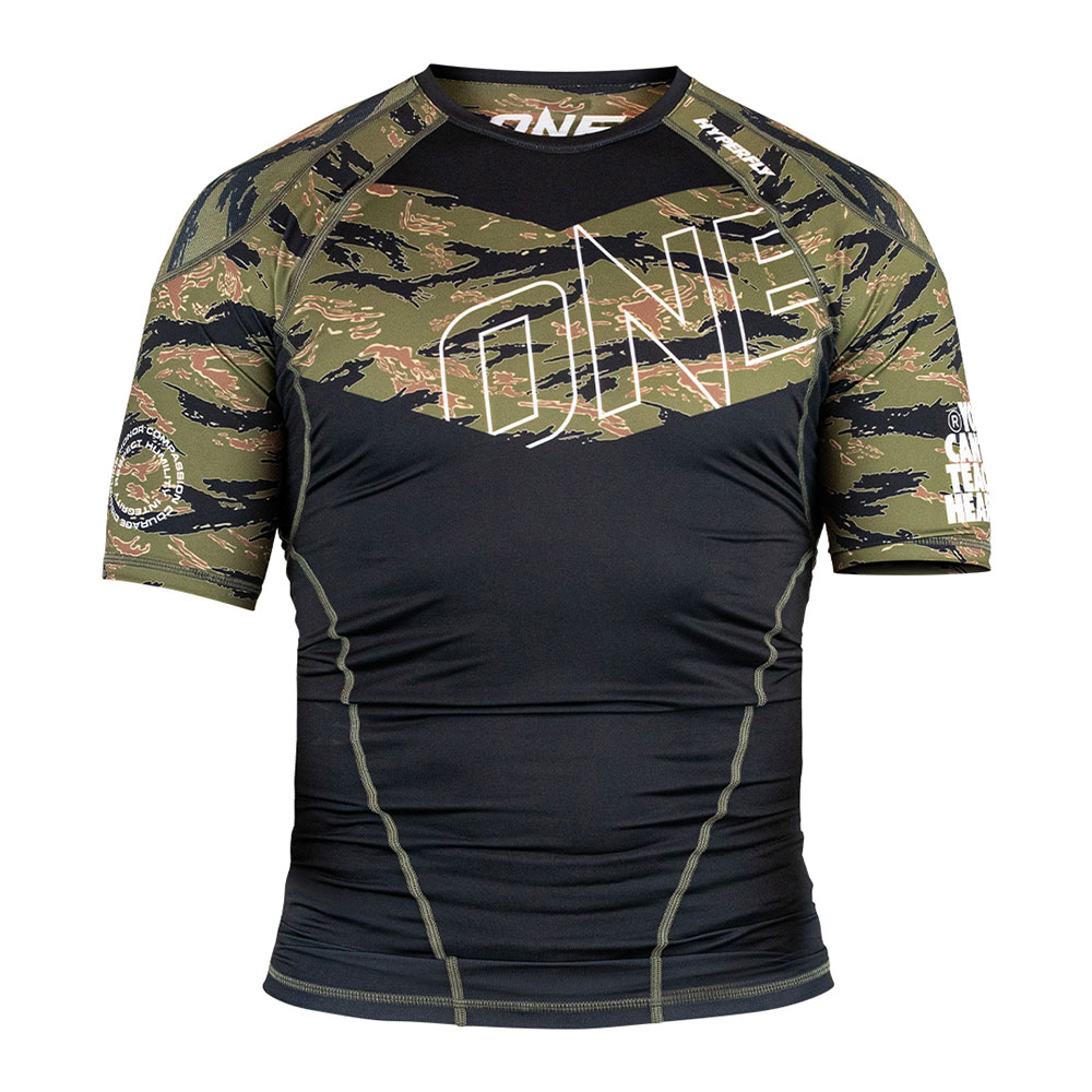 Hyperfly x One Rashguard ProComp Short Sleeve tiger camo