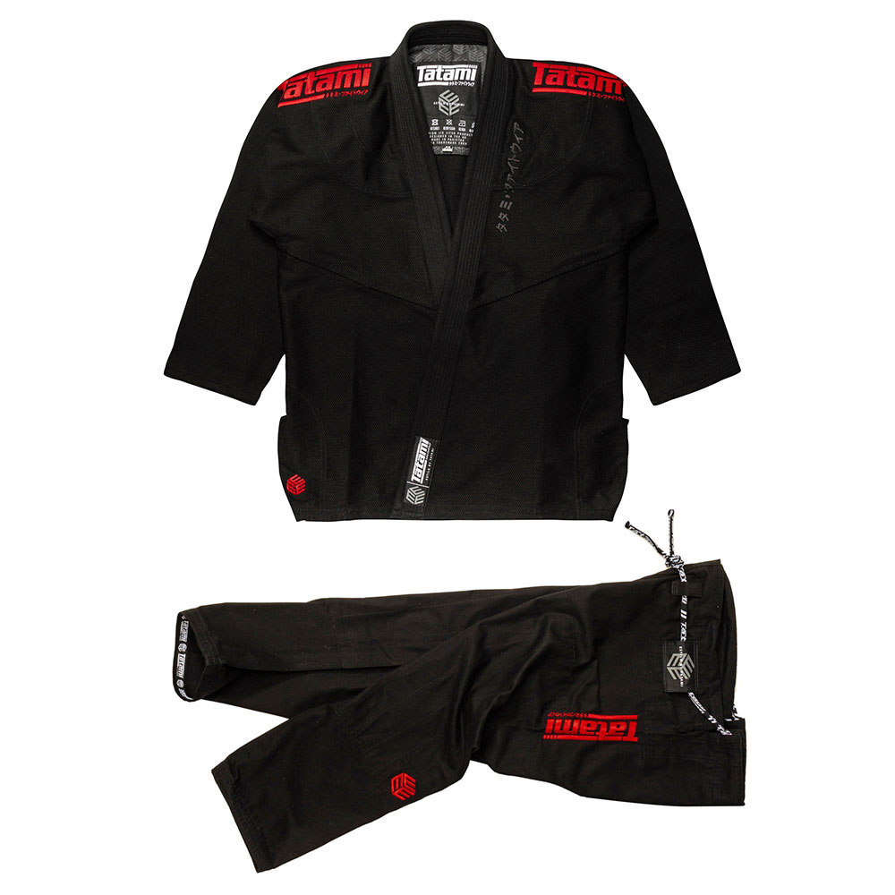 Tatami BJJ Gi Estilo Black Label black/red
