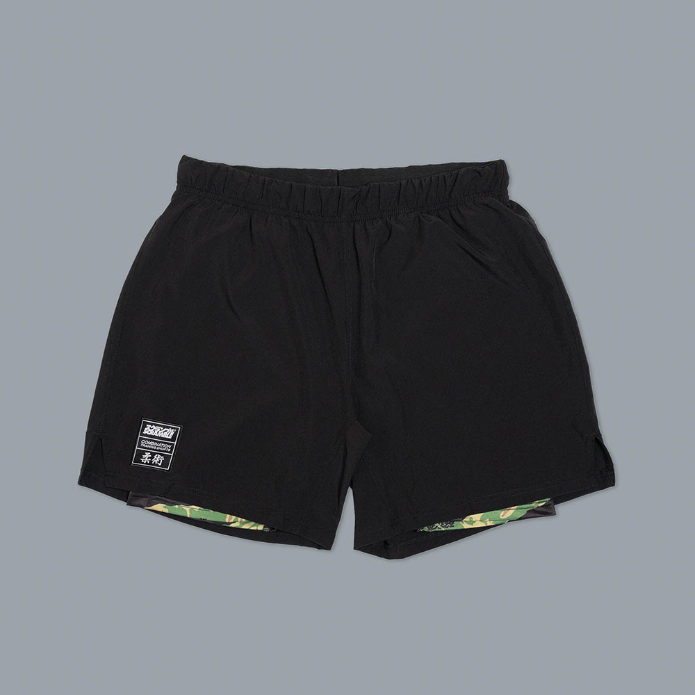 Scramble Shorts Combination black/tiger camo