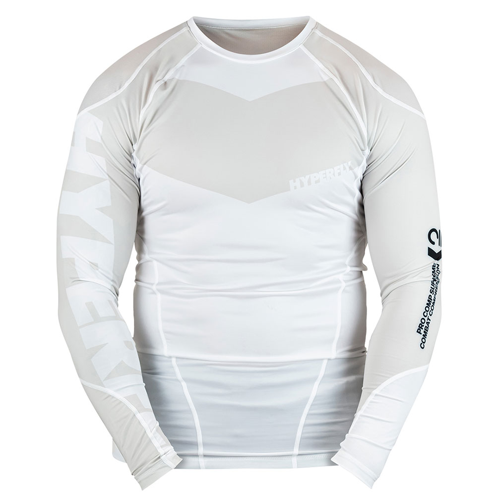 Hyperfly Rashguard ProComp Supreme Long Sleeve white