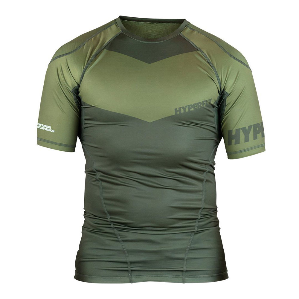 Hyperfly Rashguard ProComp Supreme Short Sleeve olive