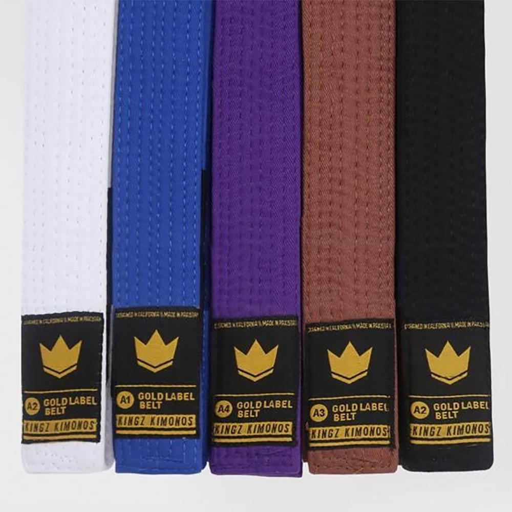 Kingz BJJ Belt Gold Label