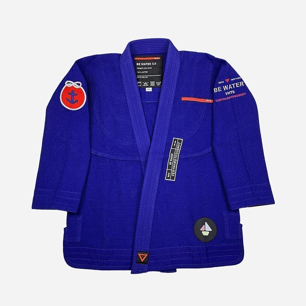 VHTS BJJ Gi Be Water blue