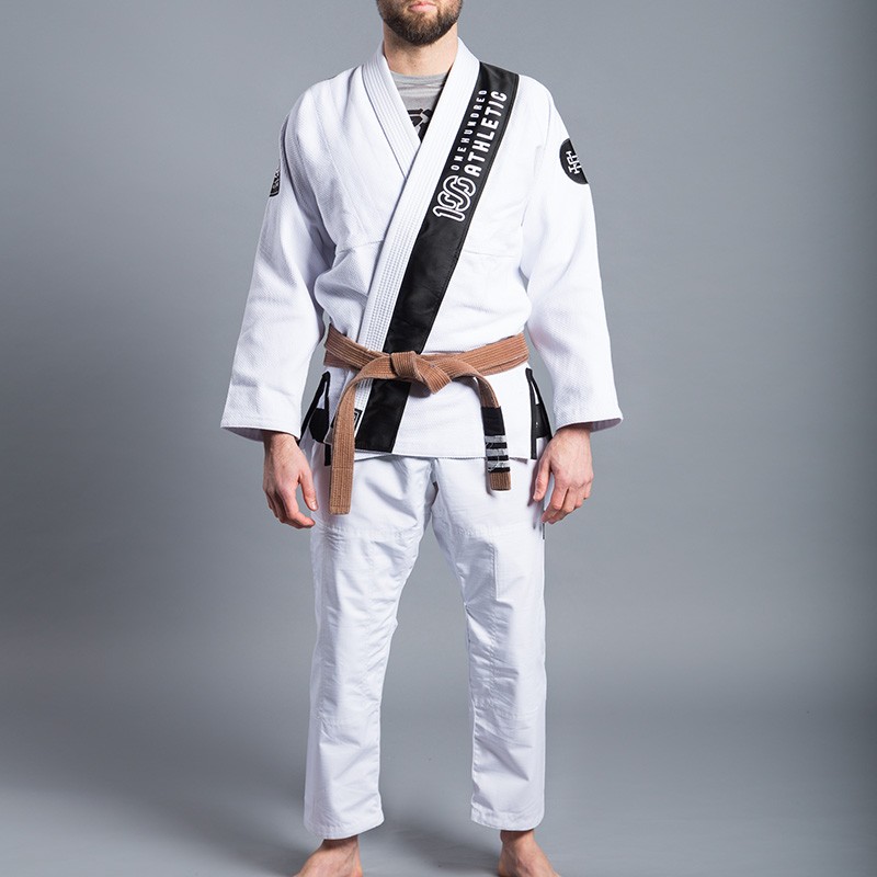 Scramble x 100 Athletic BJJ Gi Limited Edition white