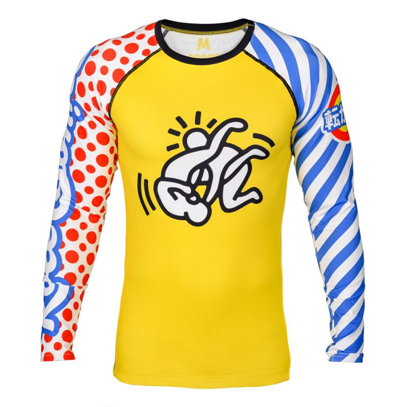 Pop Art Long Sleeve BJJ Rash Guard