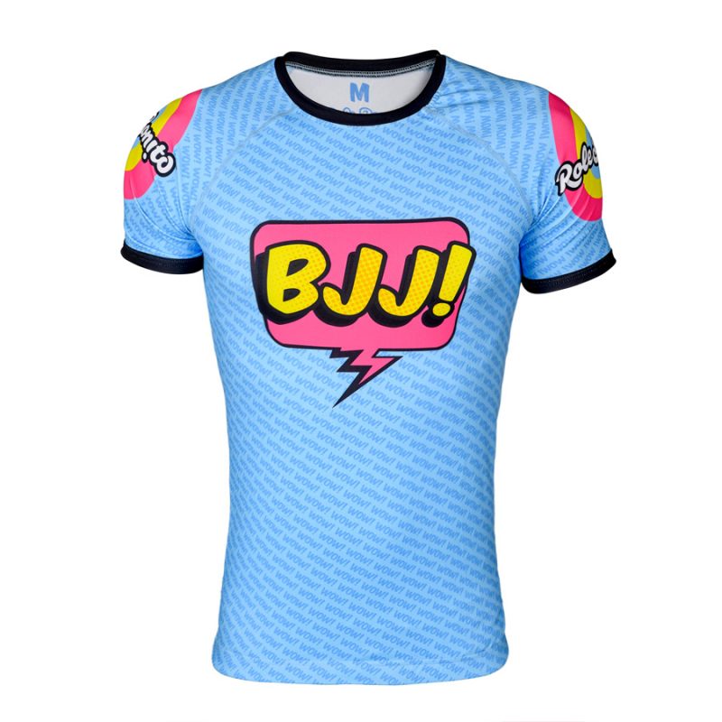 Wow BJJ! – Short Sleeve Rash Guard