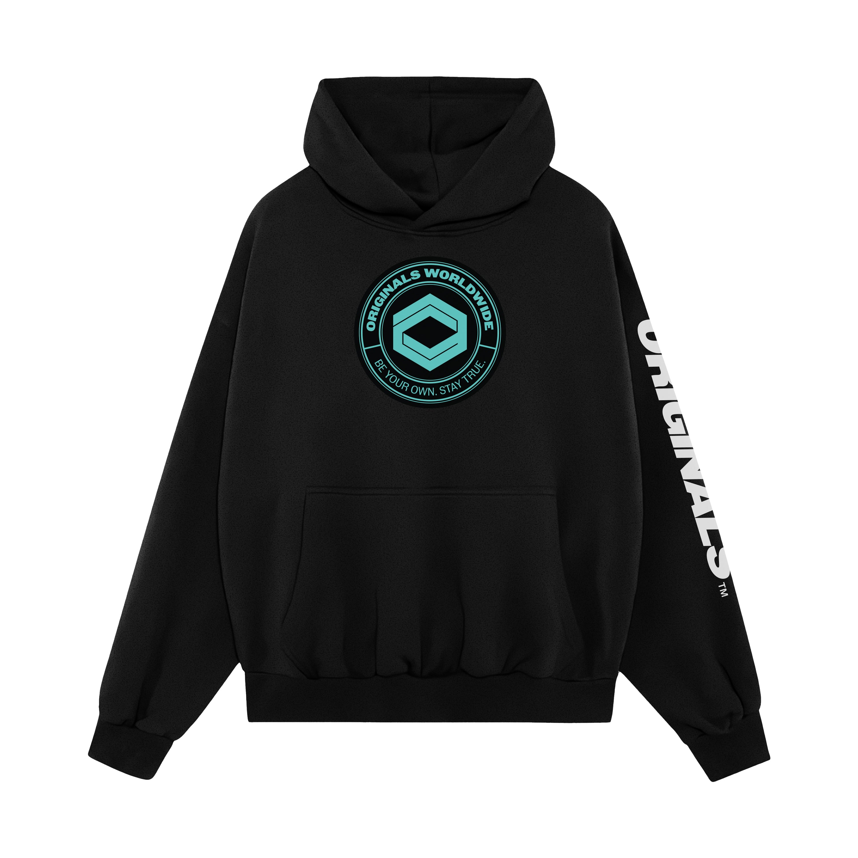 OG STAY TRUE PULLOVER HOODIE BLACK