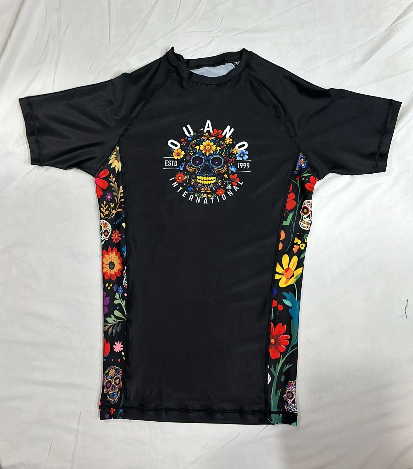 Dia de Los Muertos Men Short Sleeve Rashguard