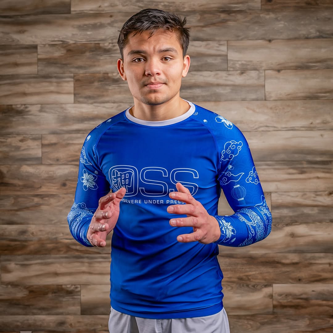 OSS Dragon Rash Guard (Blue)