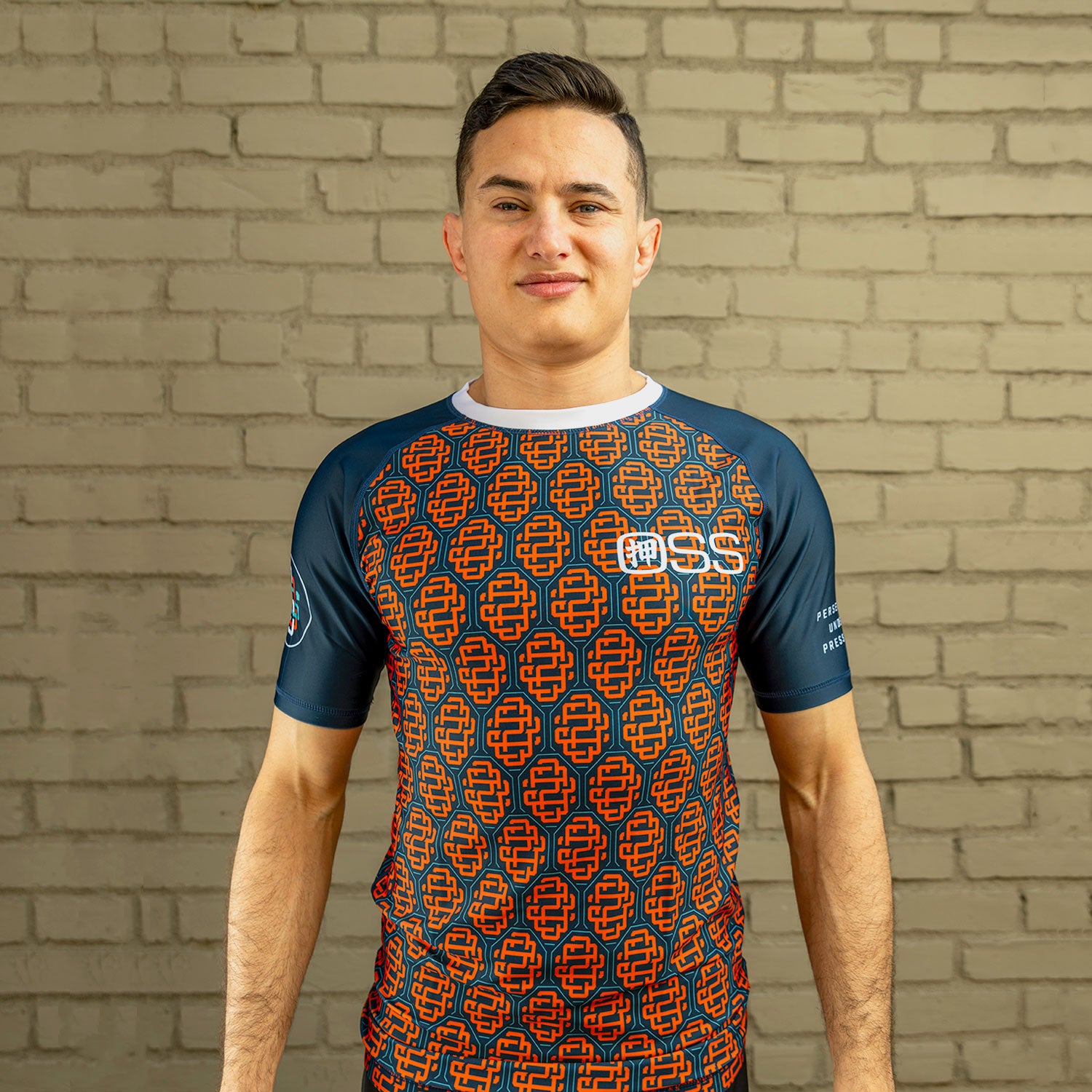 OSS Monogram Rash Guard | Navy