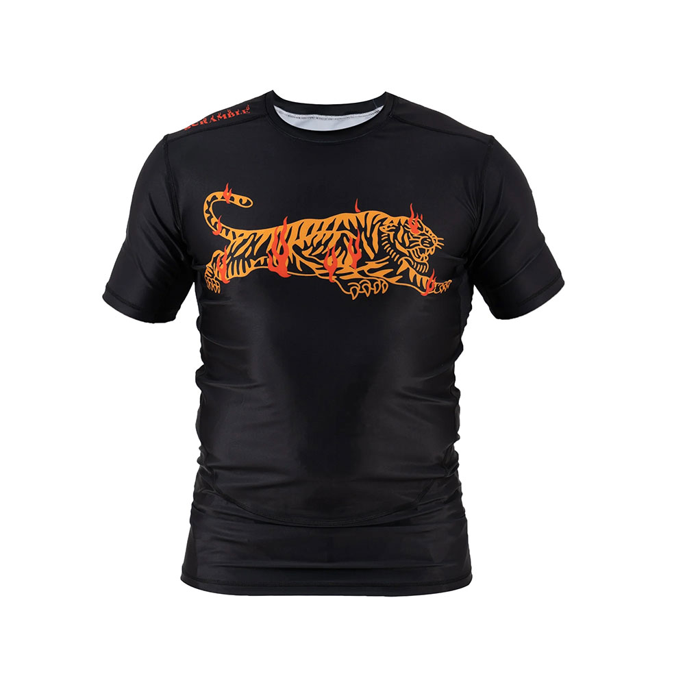 Scramble Rashguard Burning Tiger