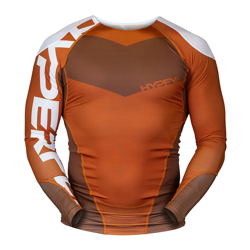 Hyperfly Rashguard ProComp Supreme Edge Long Sleeve brown