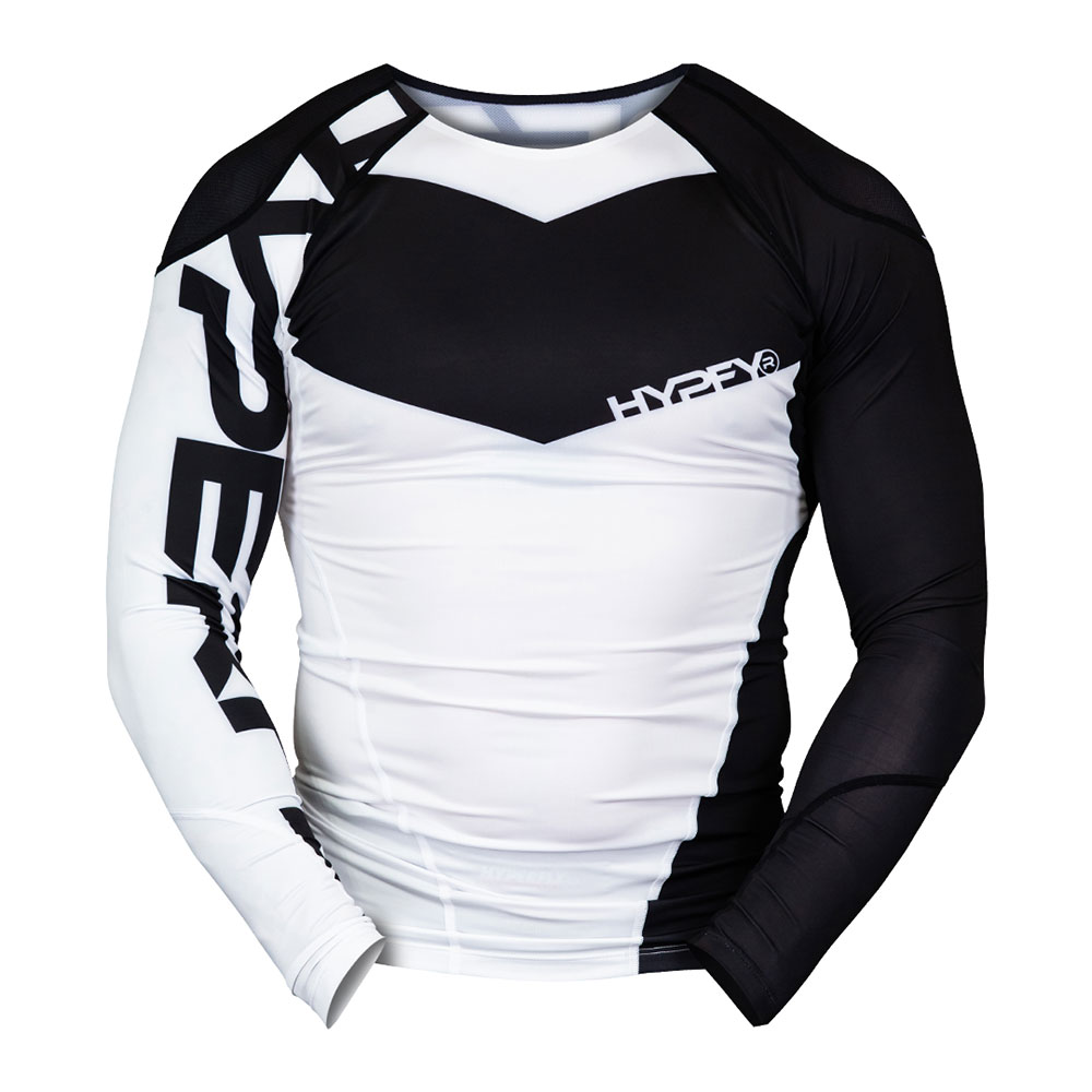 Hyperfly Rashguard ProComp Supreme Edge Long Sleeve white