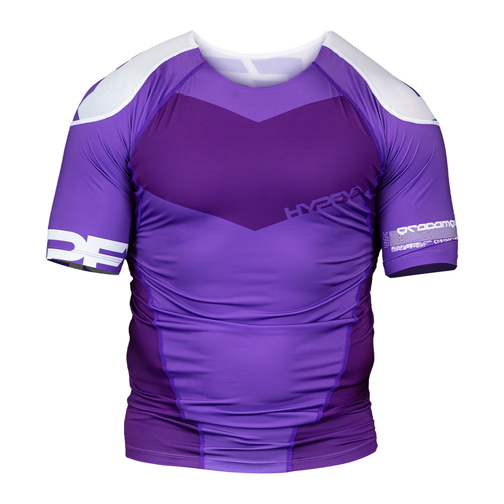 Hyperfly Rashguard ProComp Supreme Edge Short Sleeve purple