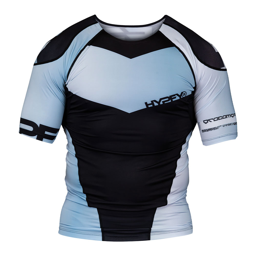 Hyperfly Rashguard ProComp Supreme Edge Short Sleeve silver