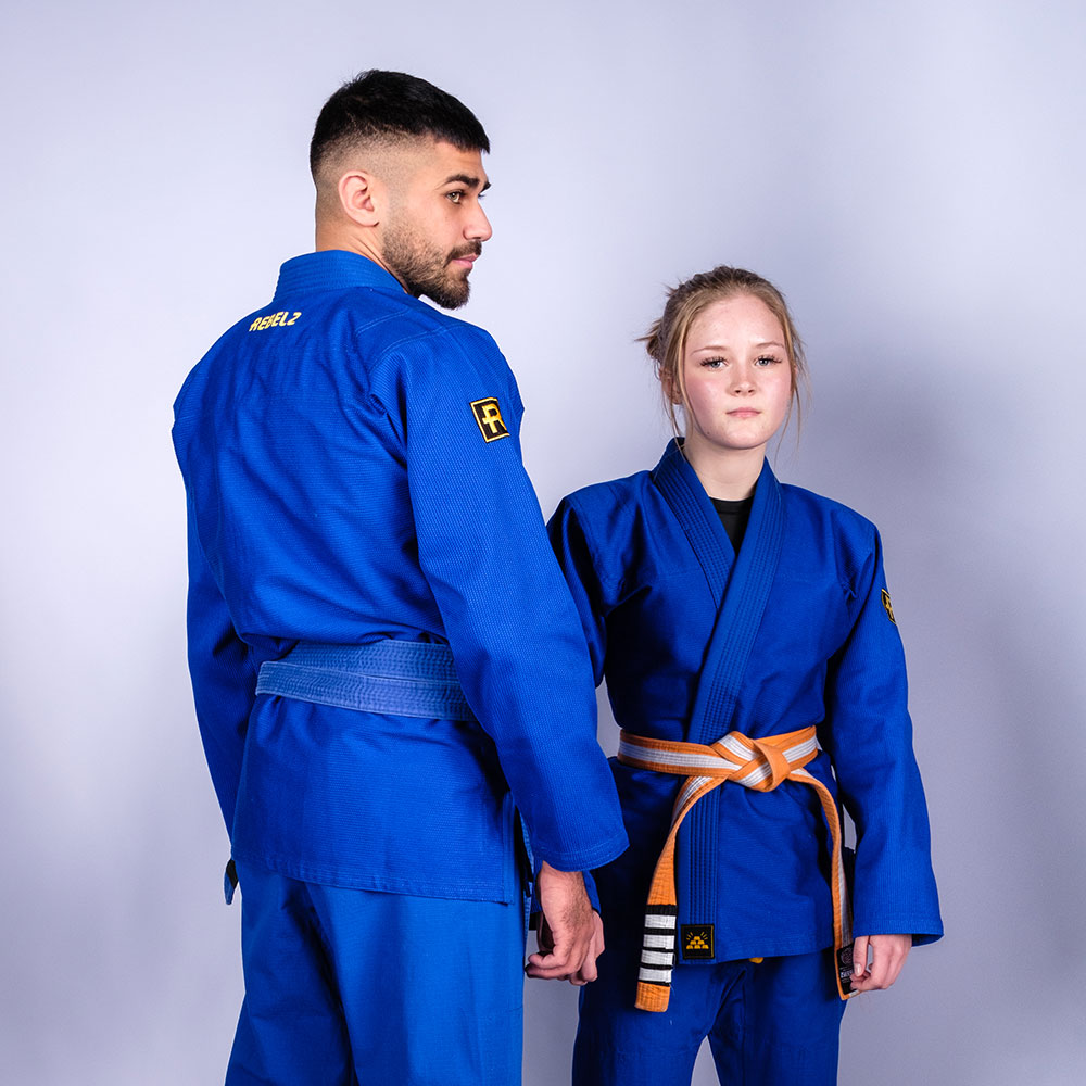 Rebelz BJJ Gi Gold Standard 2 blue