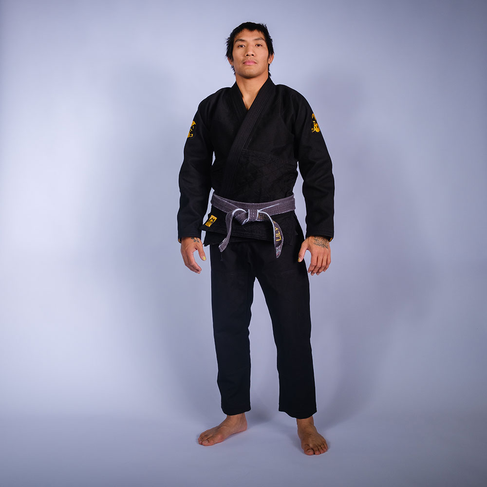 Inverted Gear BJJ Gi Old School V2 black
