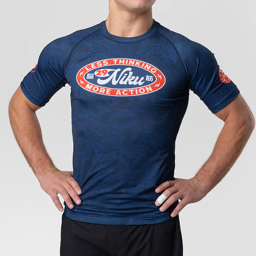 29NIKU Rashguard Less Thinking More Action