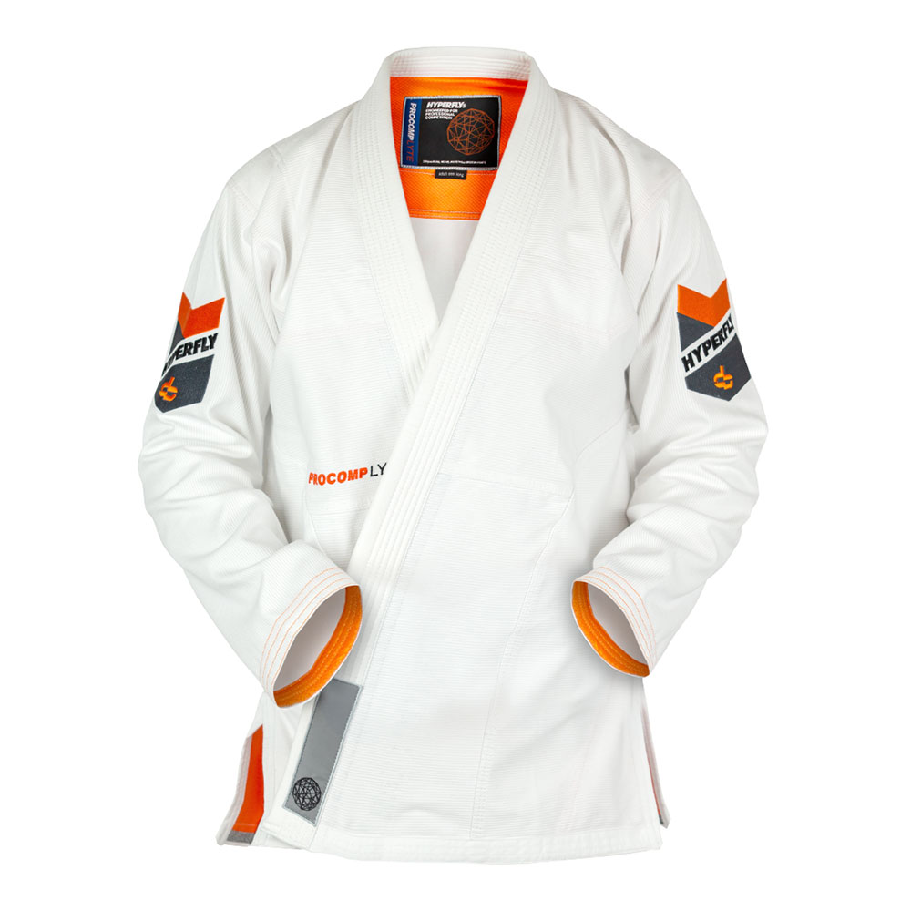 Hyperfly BJJ Gi ProComp Lyte white