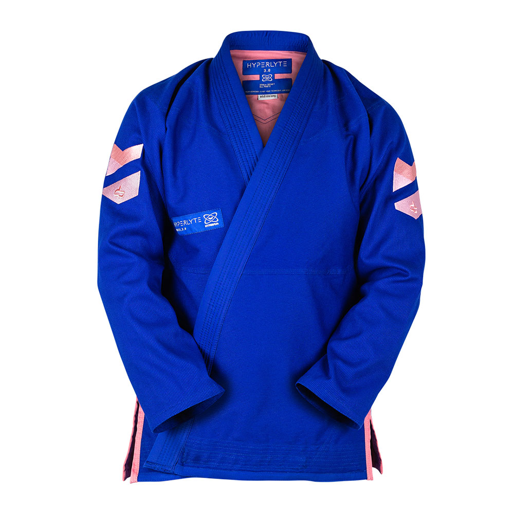 Hyperfly BJJ Gi Hyperlyte 3.0 blue/candy pink