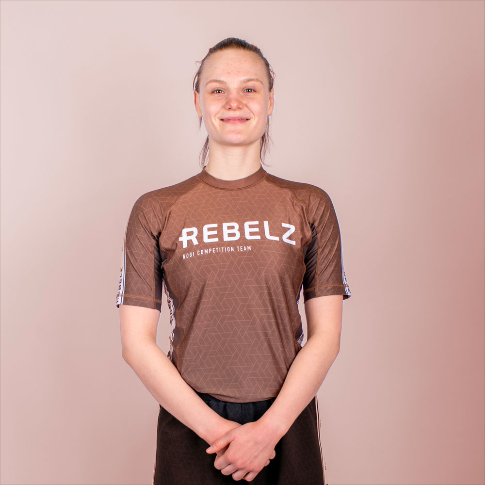 Rebelz Rashguard Ranked brown
