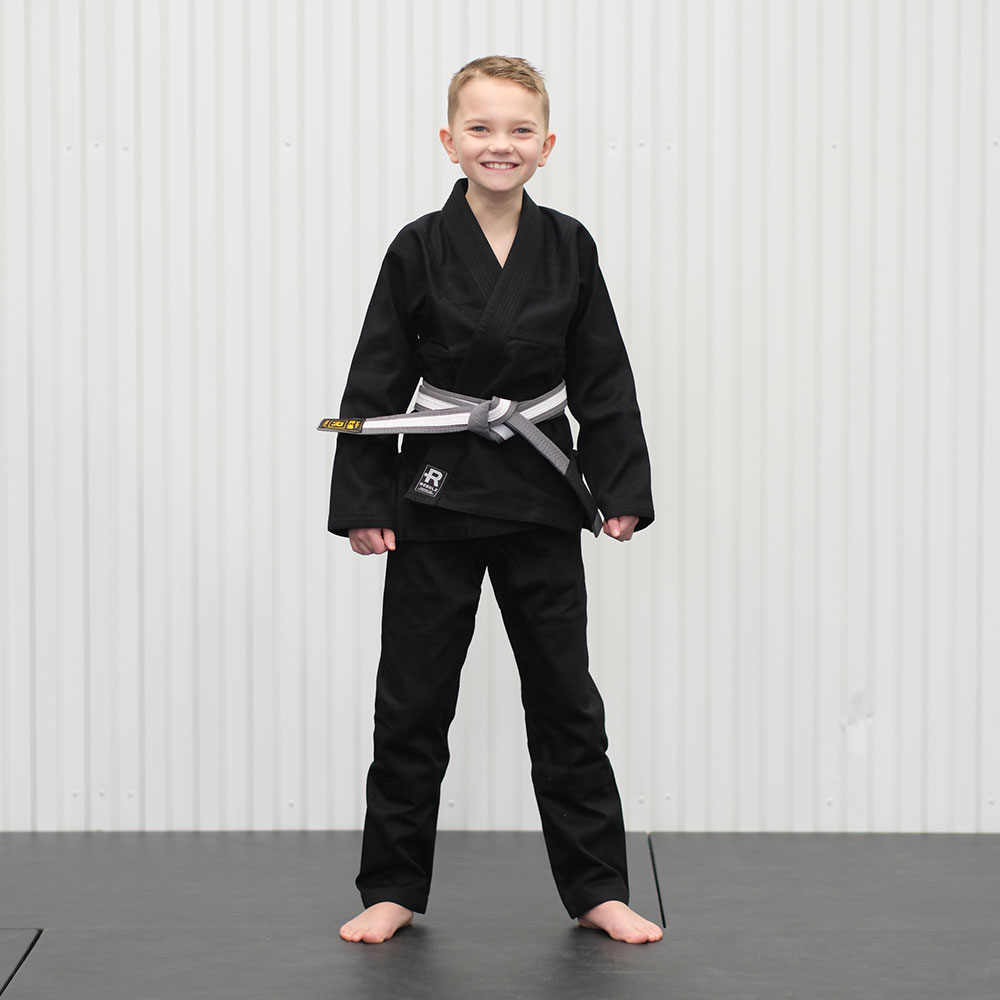 Rebelz BJJ Gi Kids Academy black