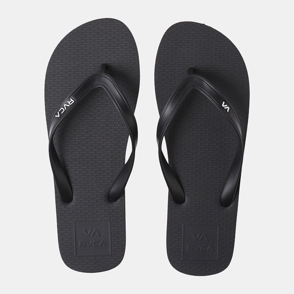 RVCA Flip Flops All The Way black
