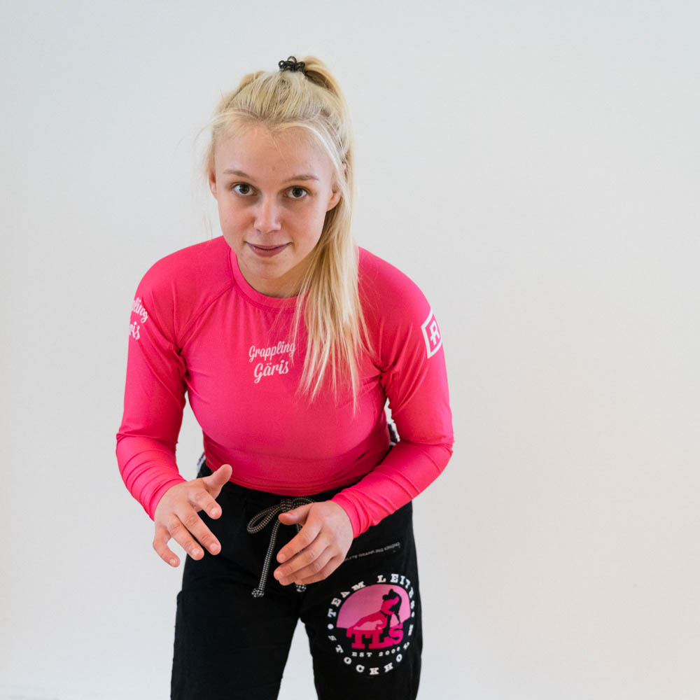 Rebelz x Grappling Gäris Rashguard pink