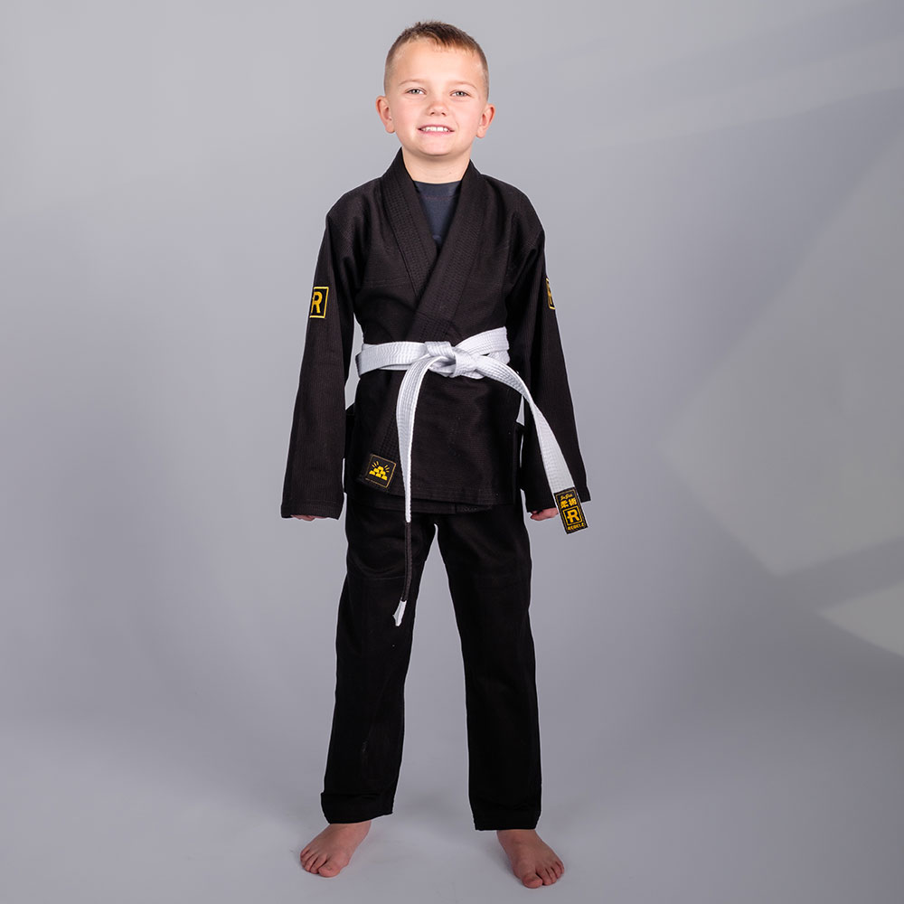 Rebelz BJJ Gi Kids Gold Standard 2 black