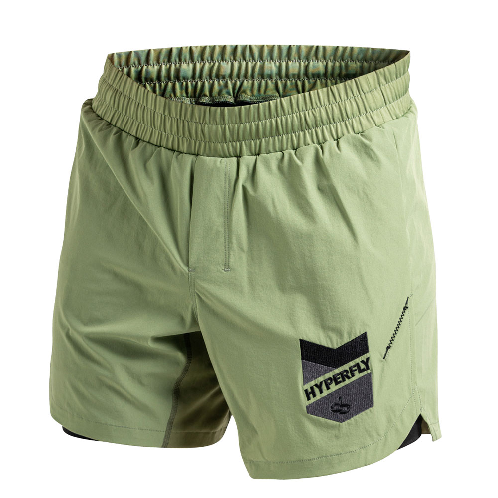 Hyperfly Combat Shorts Icon 4 olive