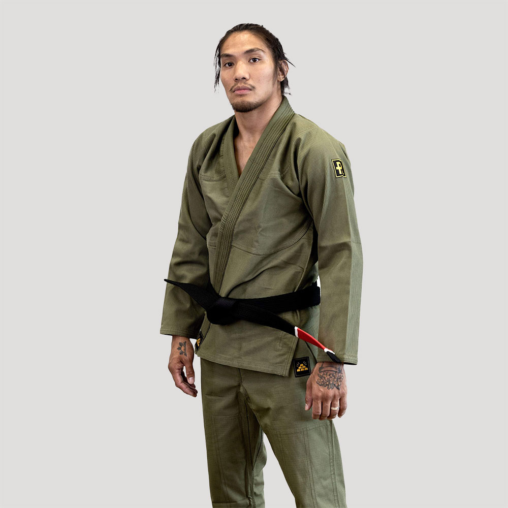 Rebelz BJJ Gi Gold Standard 2 Limited Edition olive