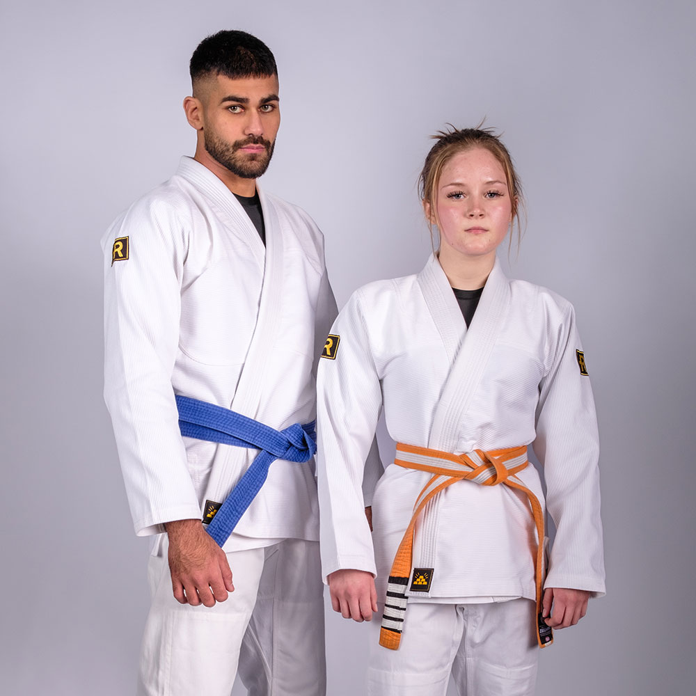 Rebelz BJJ Gi Gold Standard 2 white