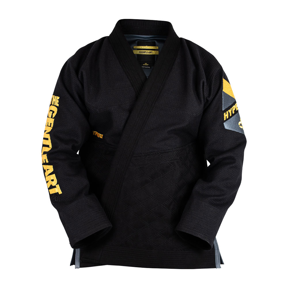 Hyperfly BJJ Gi The Gentle Art black/gold
