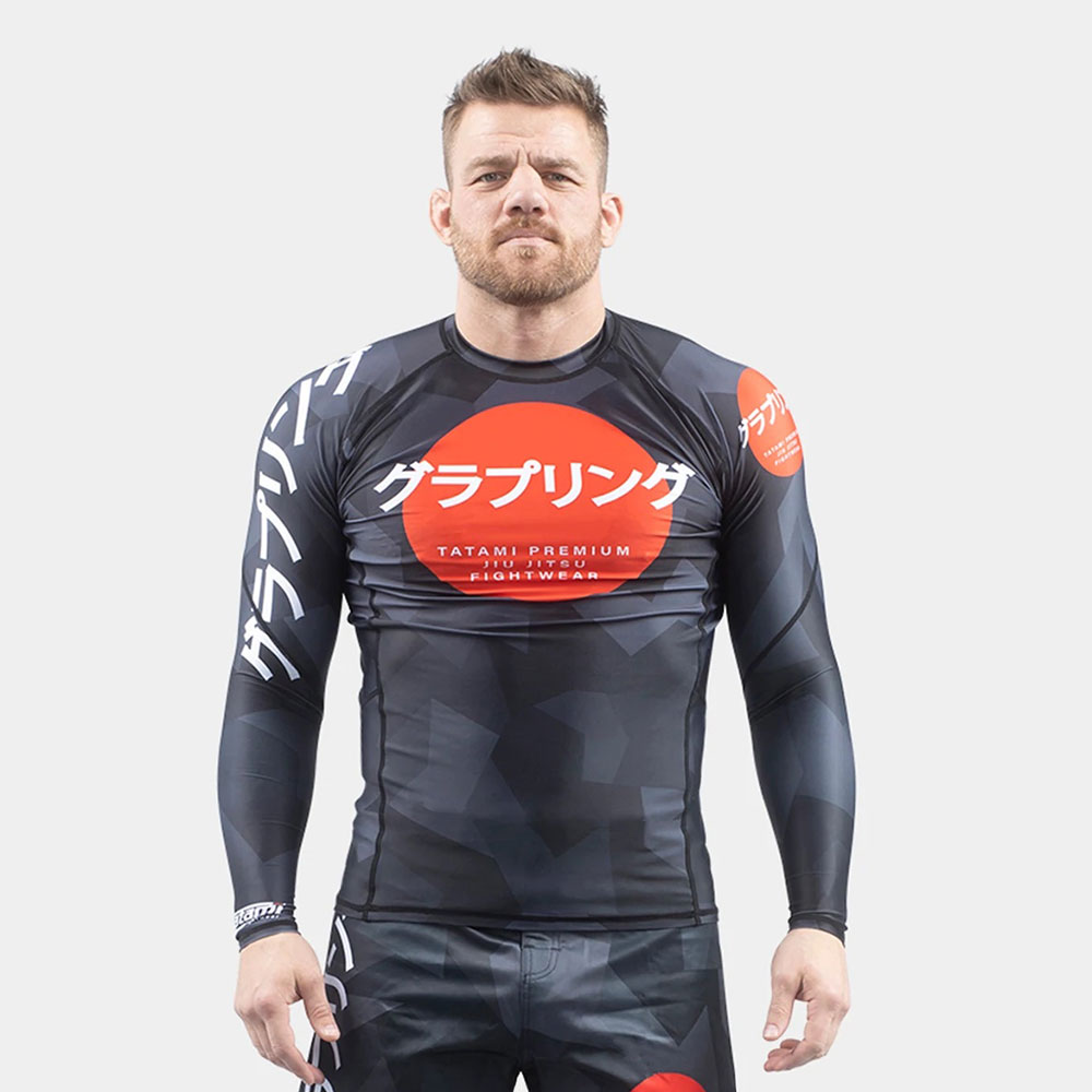 Tatami Rashguard Onyx Long Sleeve
