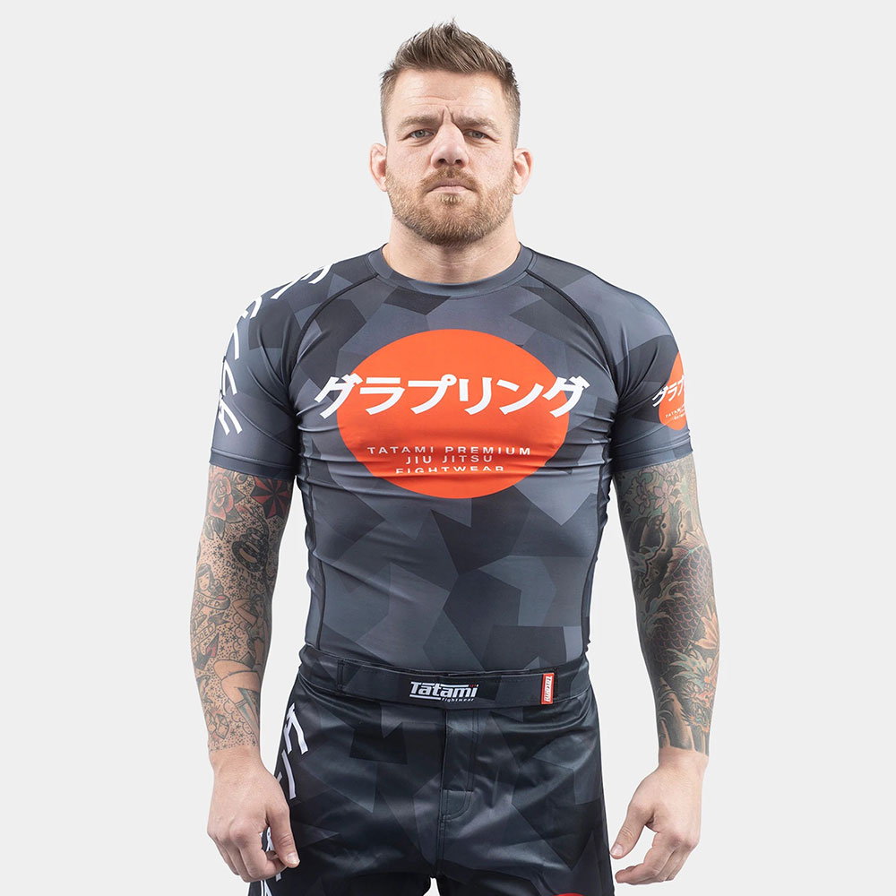 Tatami Rashguard Onyx Short Sleeve