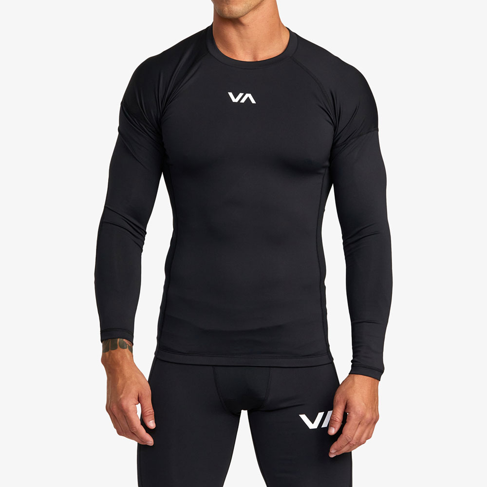 RVCA Rashguard Compression Long Sleeve black