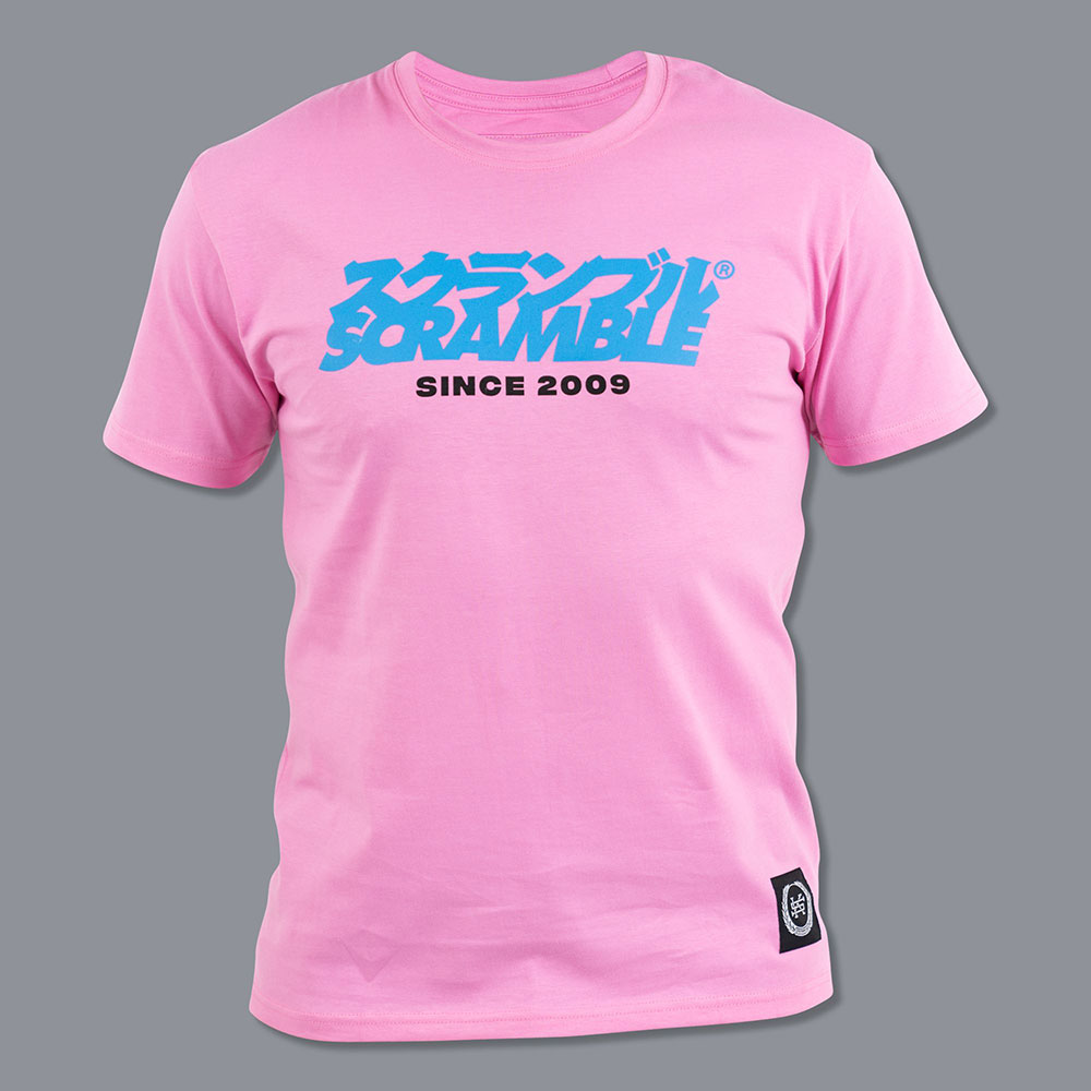 Scramble T-shirt Base pink