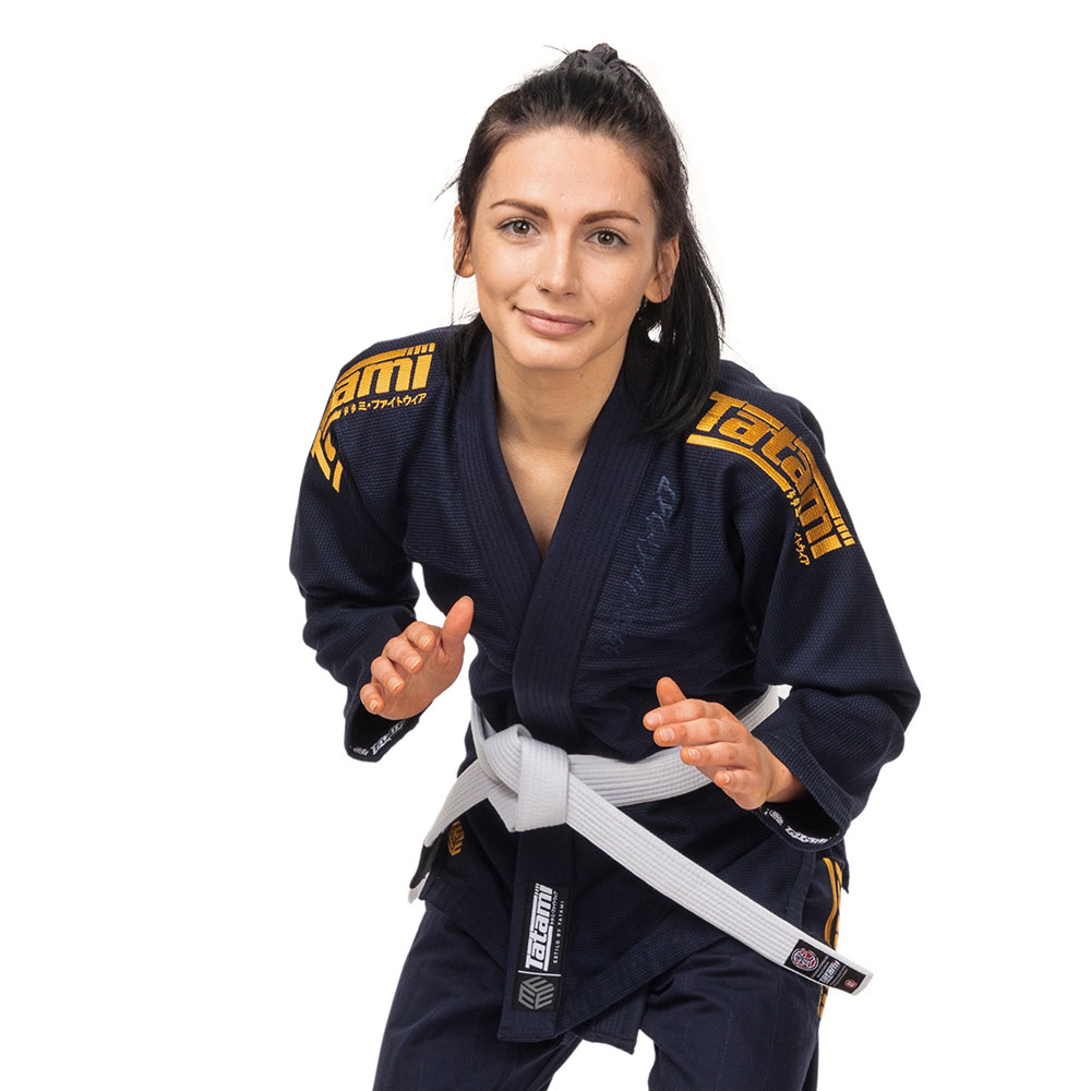 Tatami BJJ Gi Ladies Estilo Black Label navy/gold