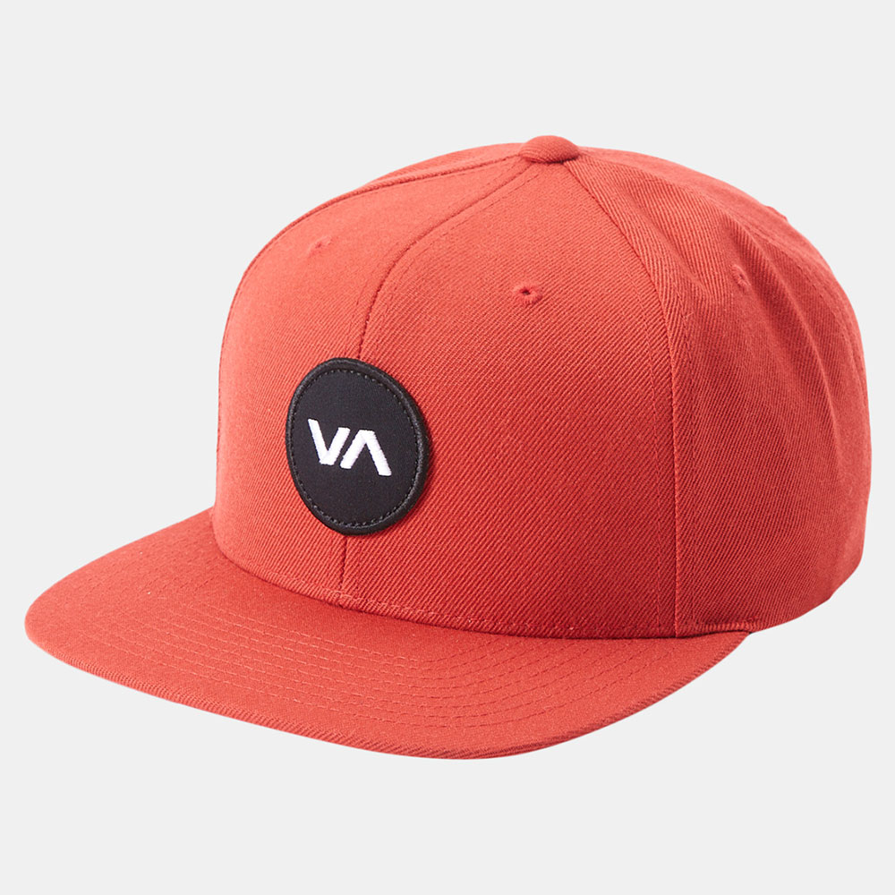 RVCA Snapback VA patch red