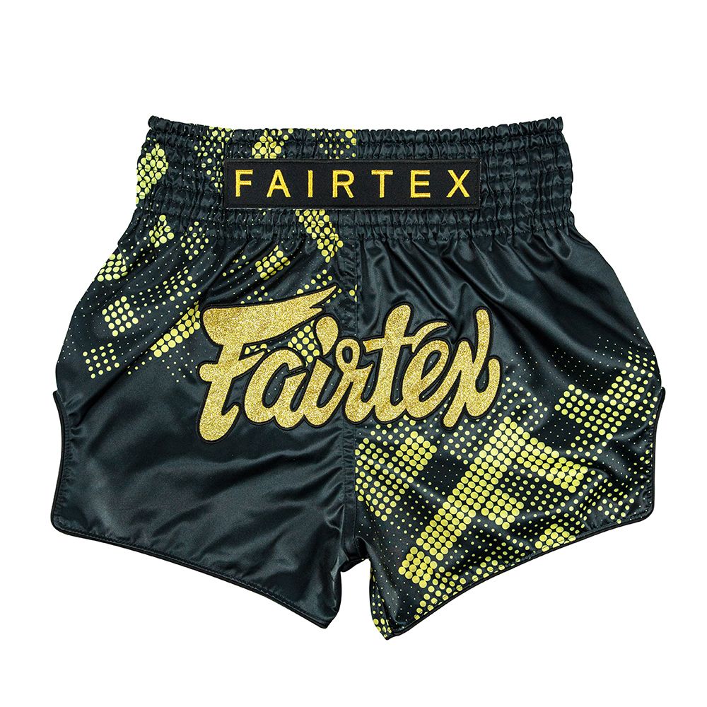 Fairtex BS1931 Heart of Gold Slim Cut Muay Thai Boxing Shorts