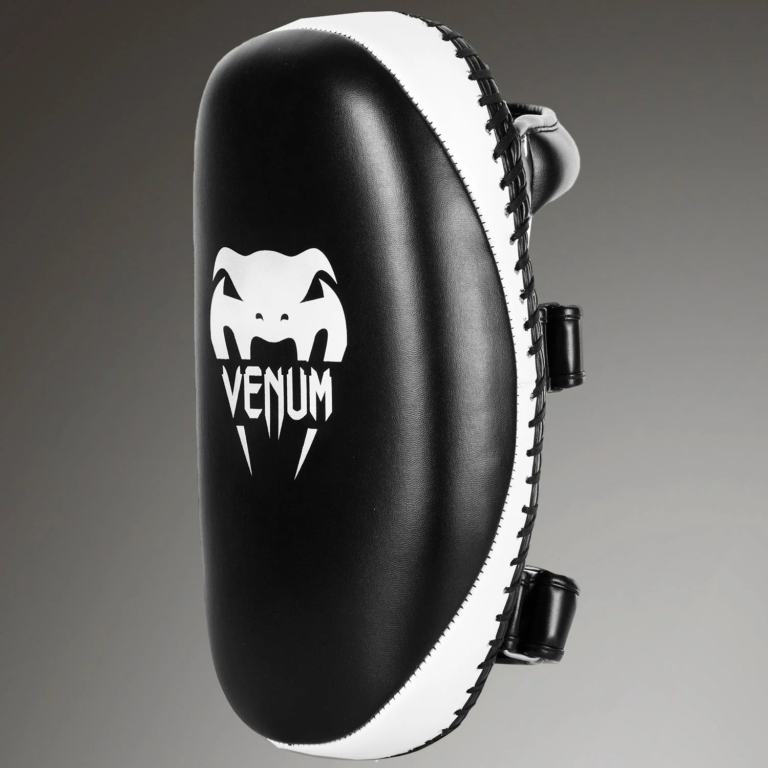 Venum Light Kick Pads - Skintex Leather - Black/Ice (Pair)